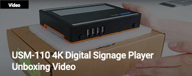 USM-110 4K Digital Signage Player Unboxing Video